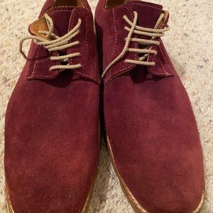 To Boot New York Dress Oxfords Adam Derrick Casual Suede Derby Italy Mns 12